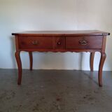 Bureau Louis XV en merisier ferrures laiton