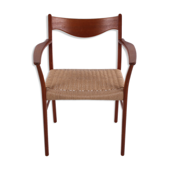 Fauteuil par Ejnar Larsen & Aksel Bender Madsen, Danemark années 1960.