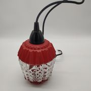 Suspension vintage design lampion années 50