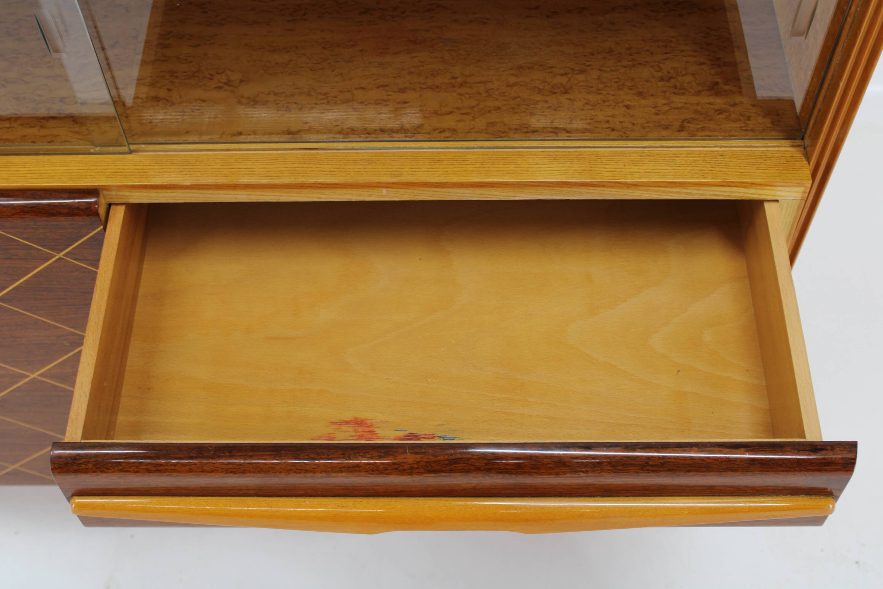 1960s Wooden Cabinet /Chest Of Drawers, Czechoslovakia