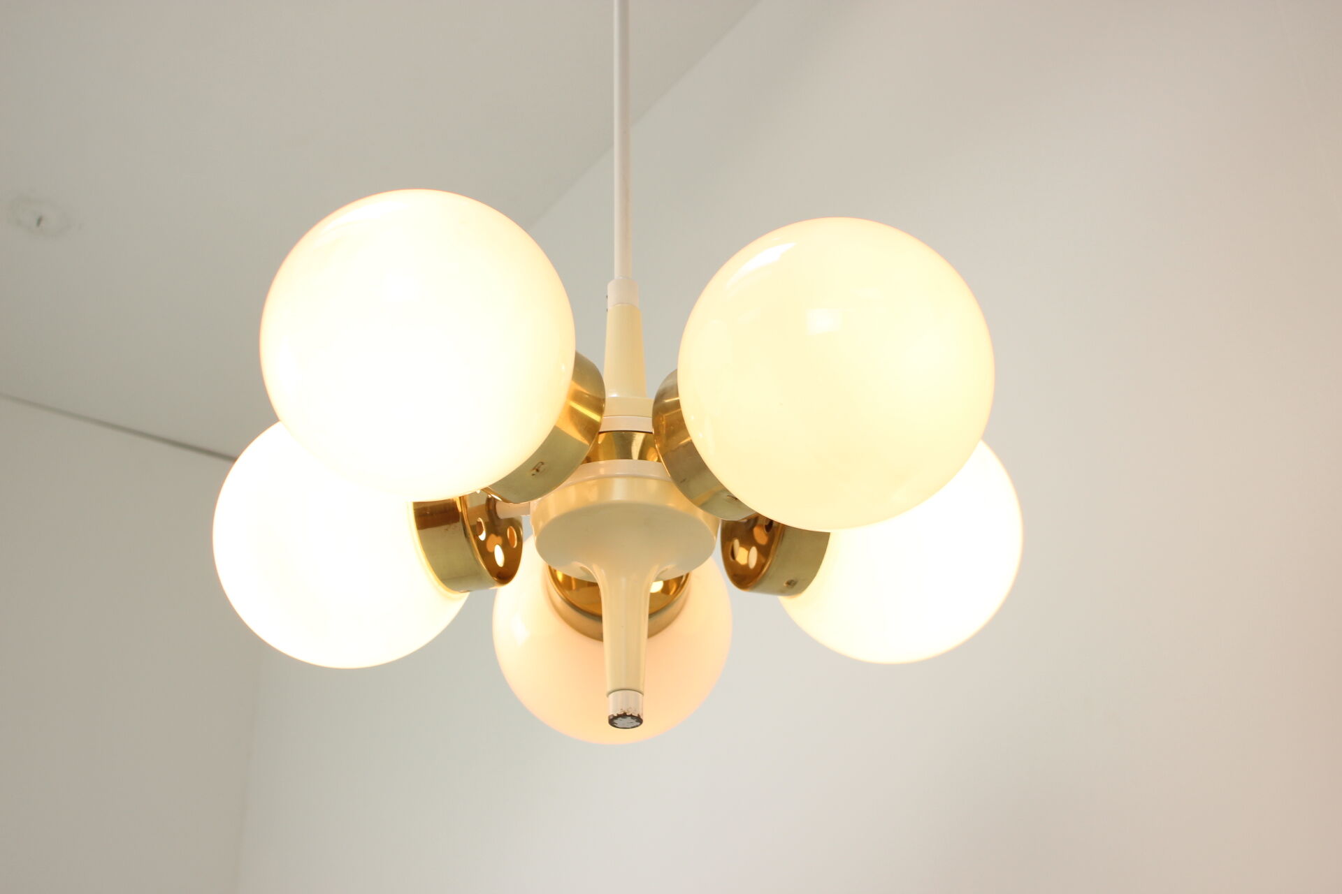 Space Age Chandelier Sputnik by Elektroinstala Decin, 1970s