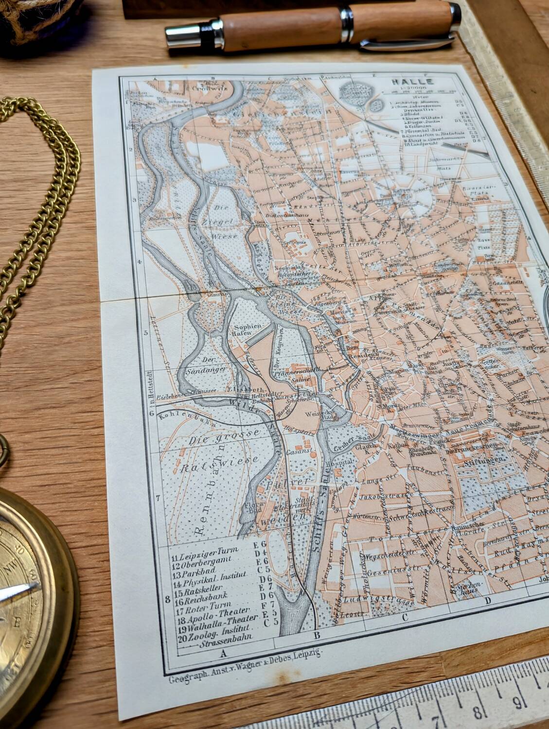 Printed in 1914, Halle-on-Saale, Germany.