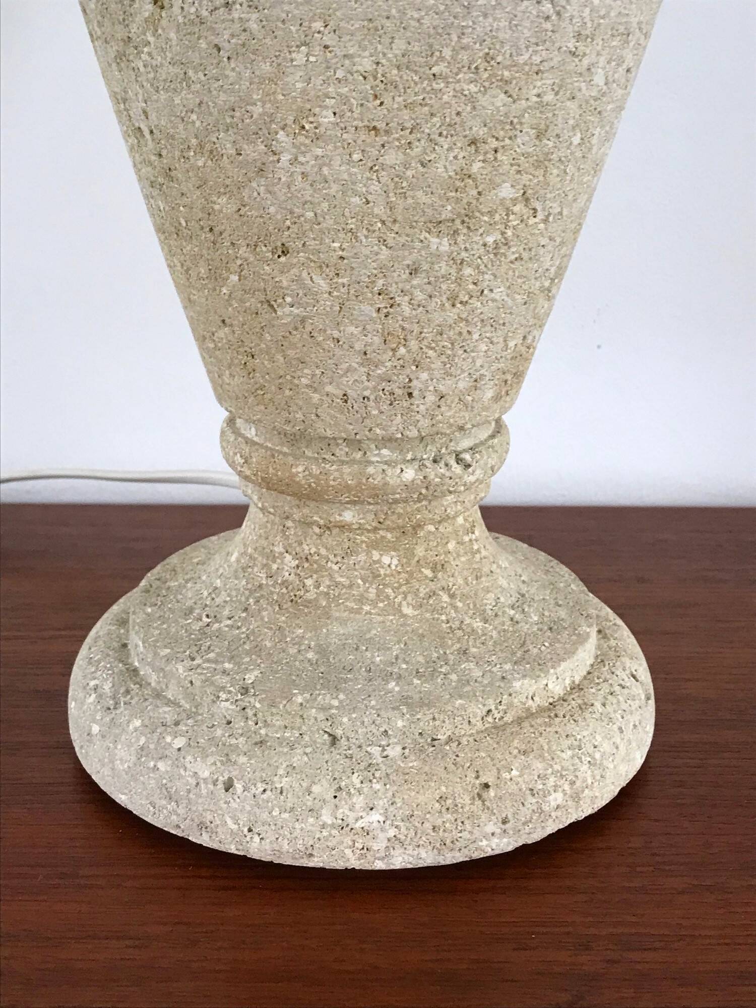 Vintage stone lamp from the 70s