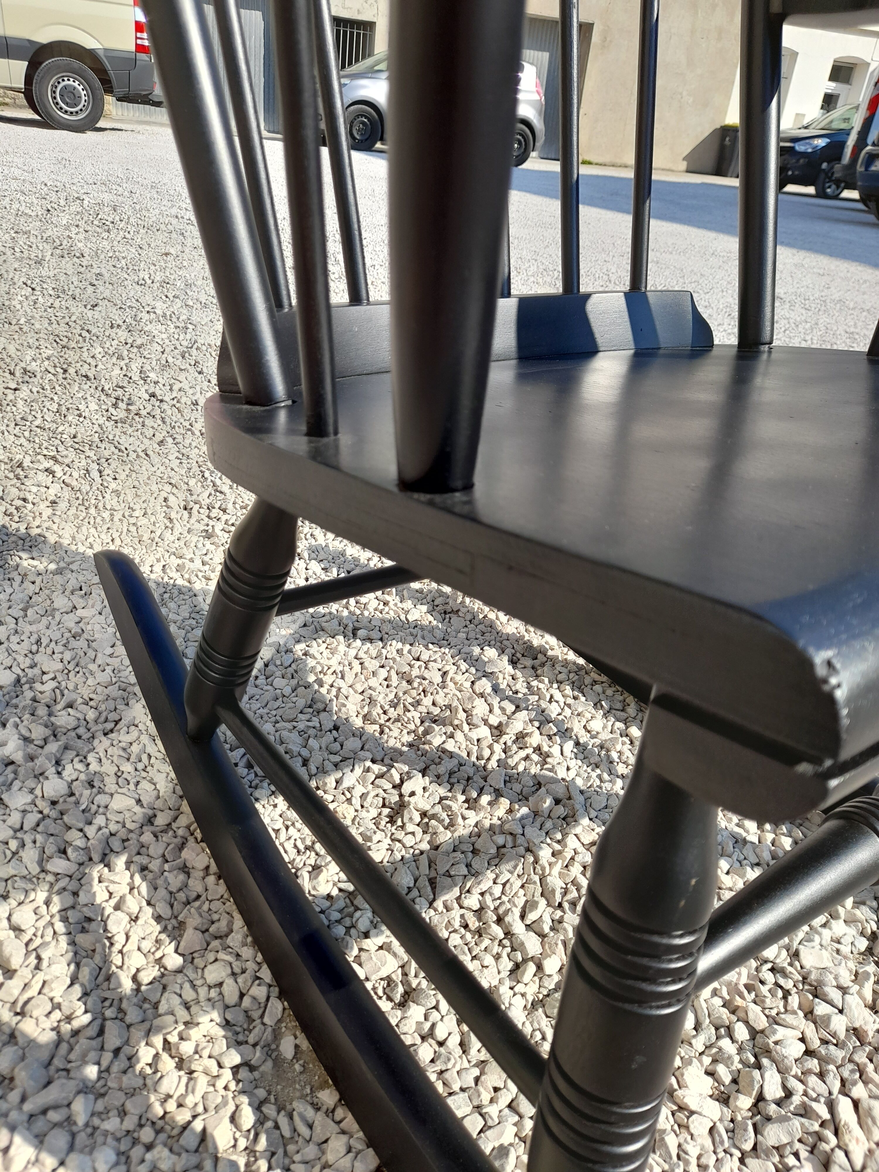 Rocking-chair vintage black