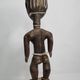 Koulango statuette, tribal art, Ivory Coast, carved wood, late 20th century