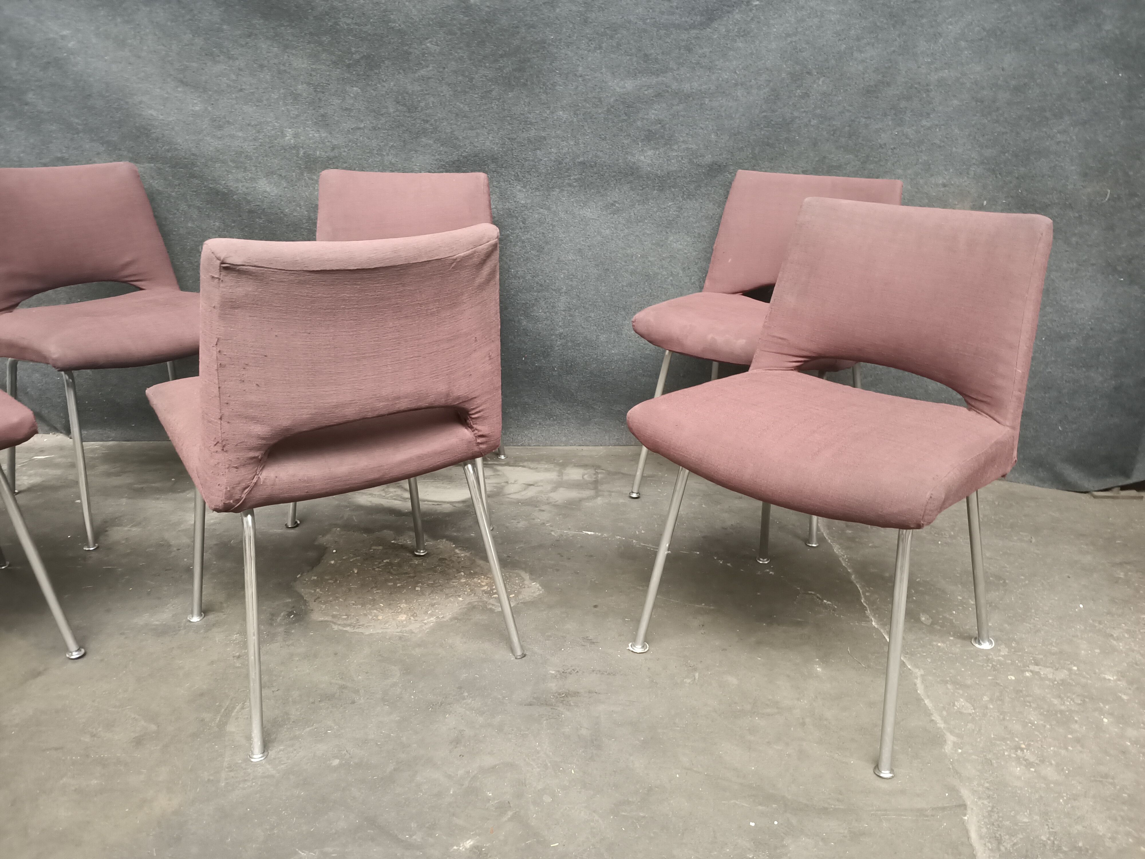 6 Georges Frydman chairs