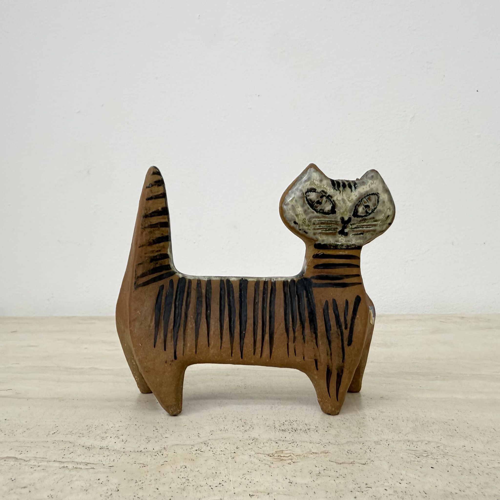Lisa Larson Figurine de chat en céramique Gustavsberg Suède