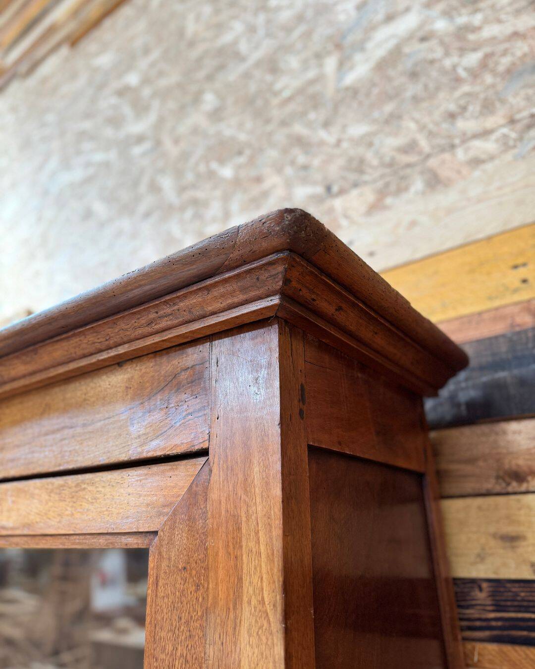 Antique walnut library - 19th century