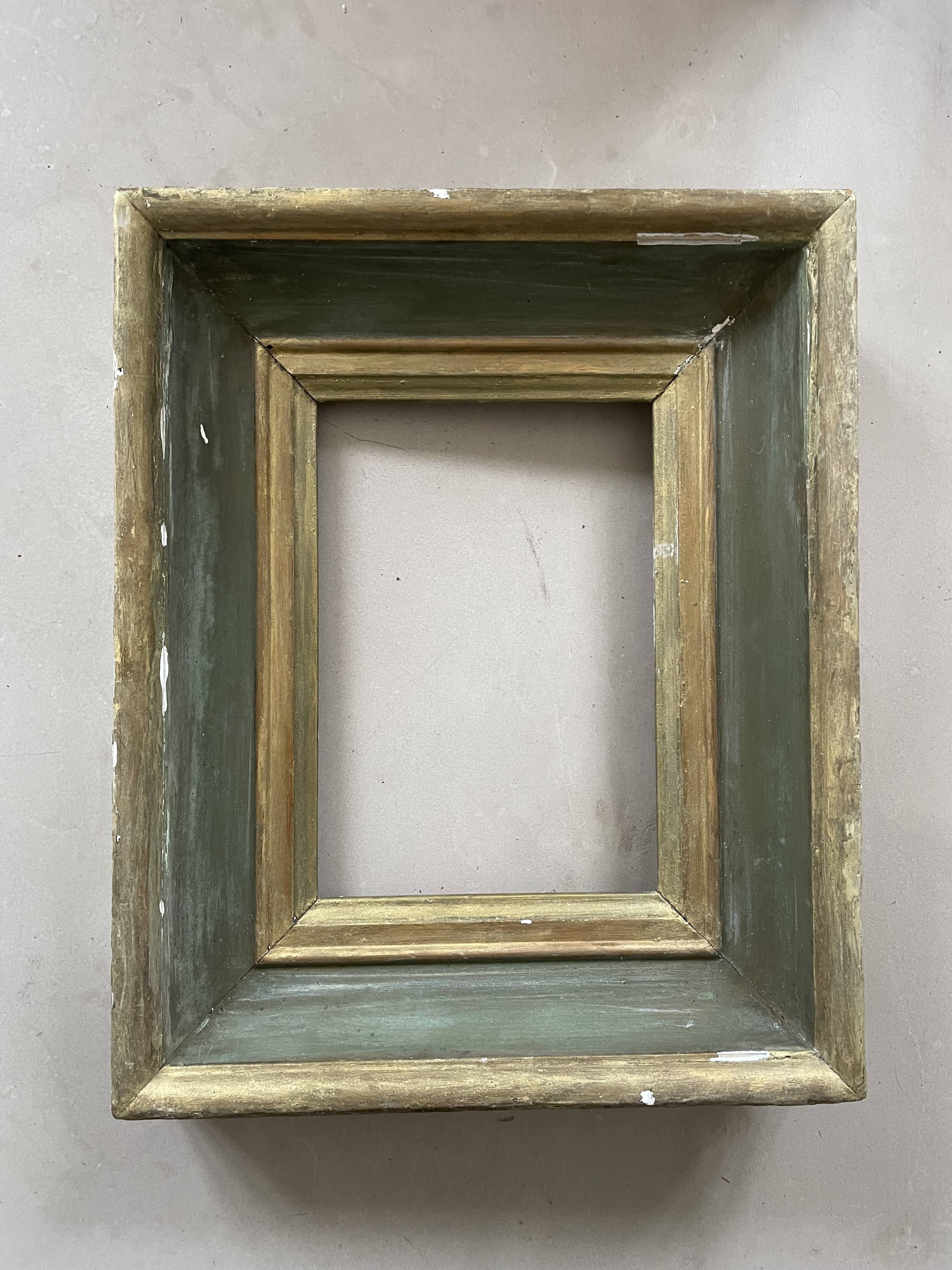 Cadre doré ancien épais 39x48cm