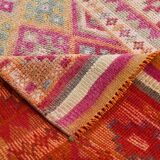 Tapis de couloir turc rose 3x13, 94x409 cm