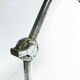 Vintage industrial chrome work light by AGI, 1930s