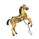 Old wooden carousel horse 1900