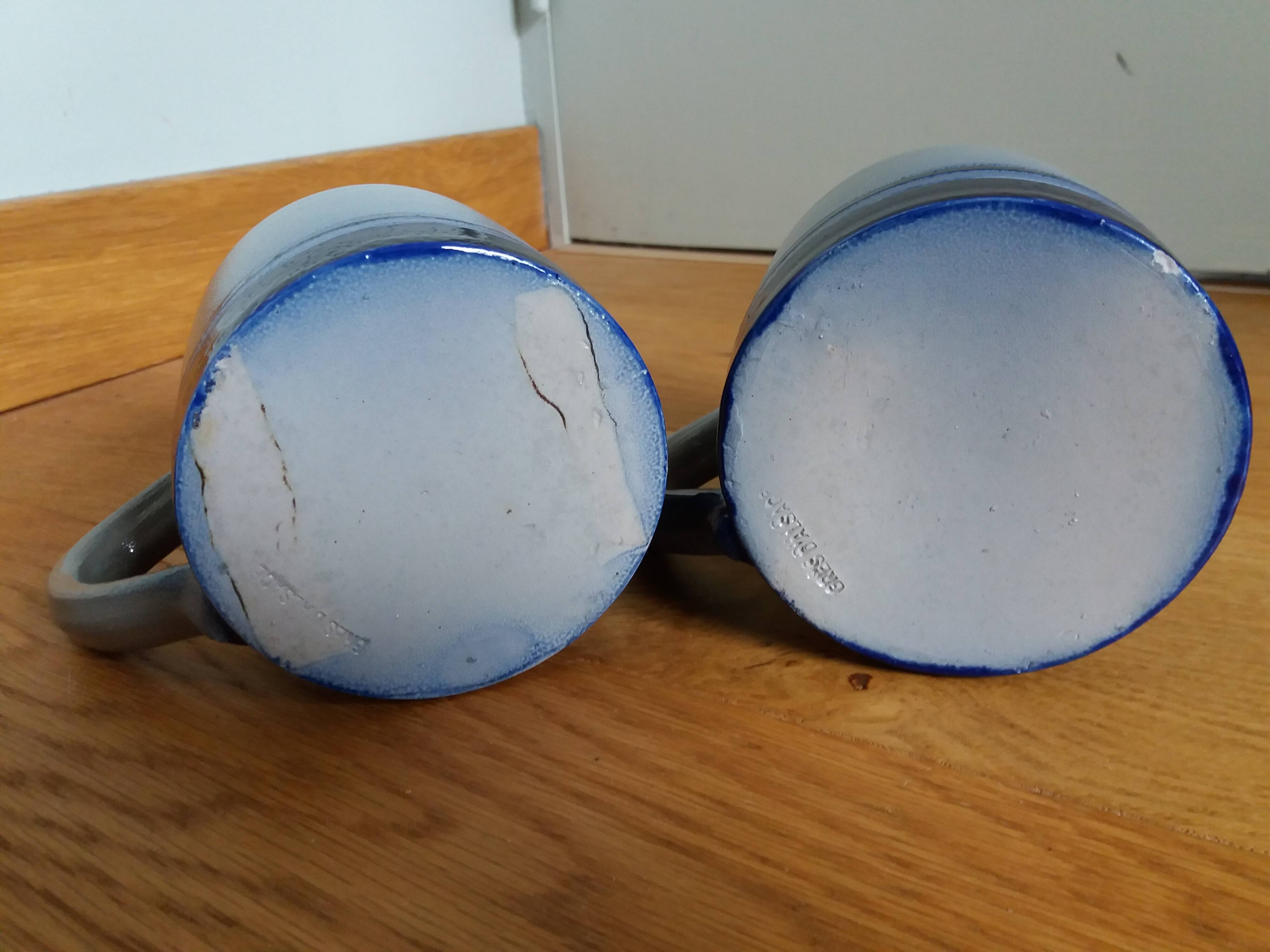 Mugs, tankards in Alsace sandstone