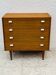 Commode vintage en teck 4 tiroirs années 60 style G-Plan