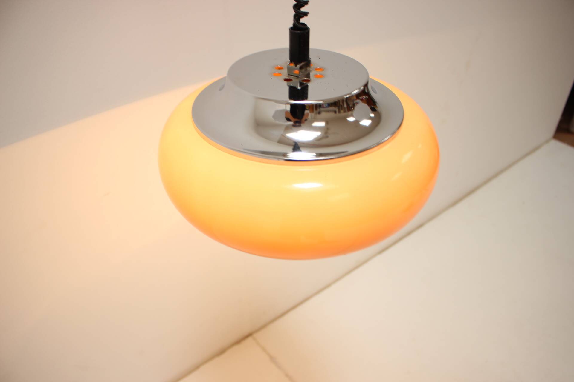 Mid Century Pendant Meblo, Harvey Guzzini, Italy, 1970s