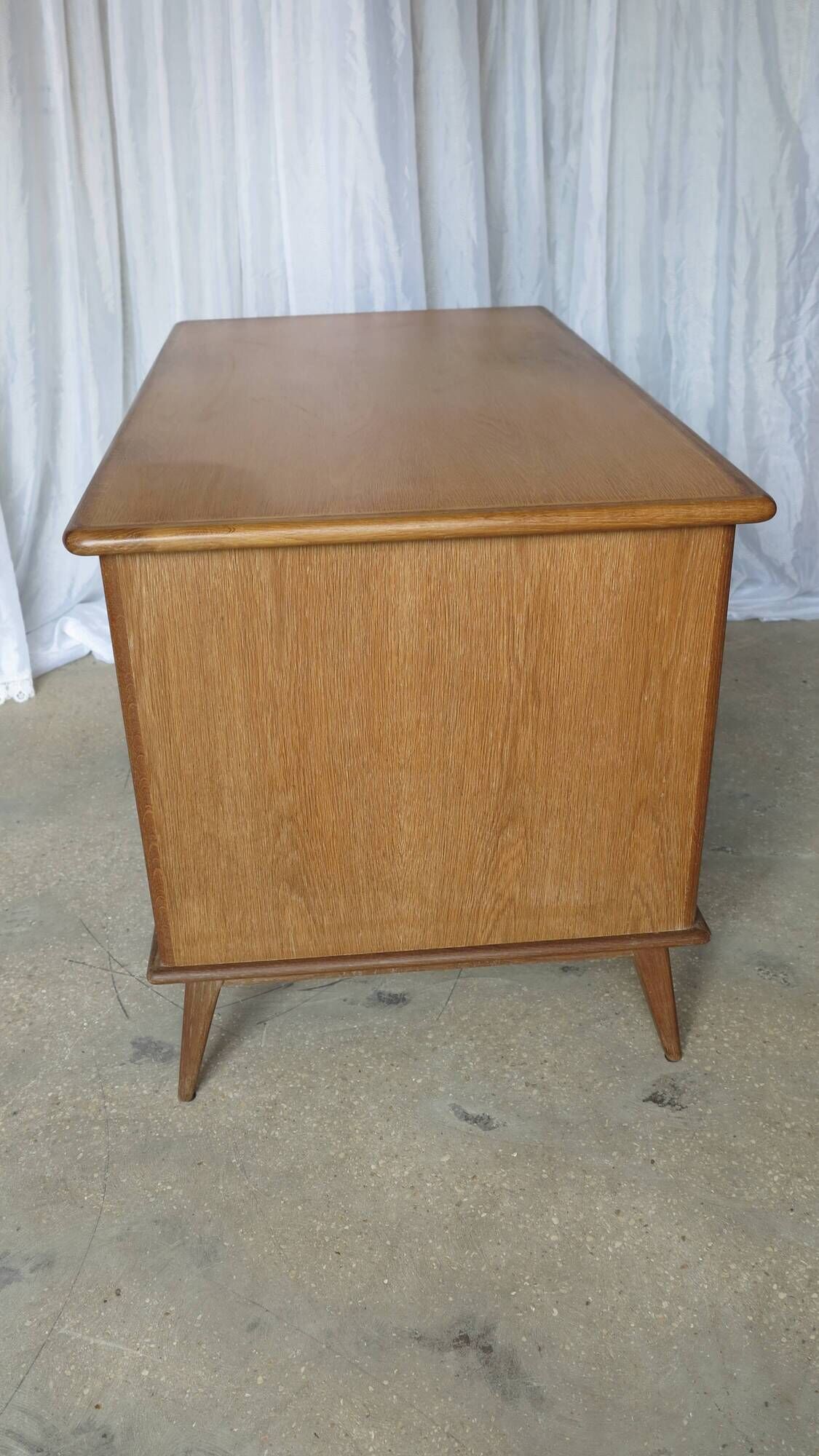 Minister's desk 1960s light oak