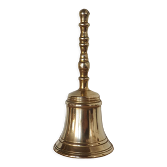 Polished brass table bell