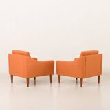 Dux Mid century lounge chairs attr. to  Folke Ohlsson, Sweden 1960s