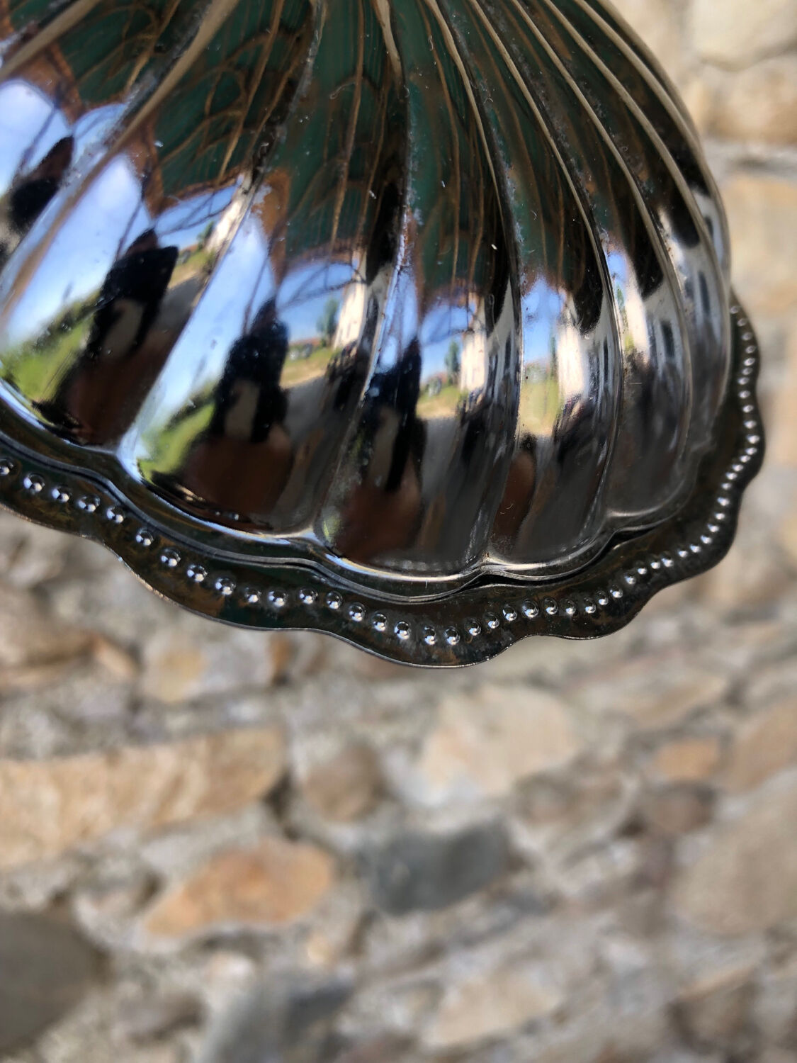 Butter dish/pocket tray • shell, vintage