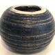 Vase en céramique bleu