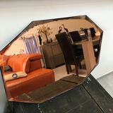 Art deco bevelled mirror  75x54cm