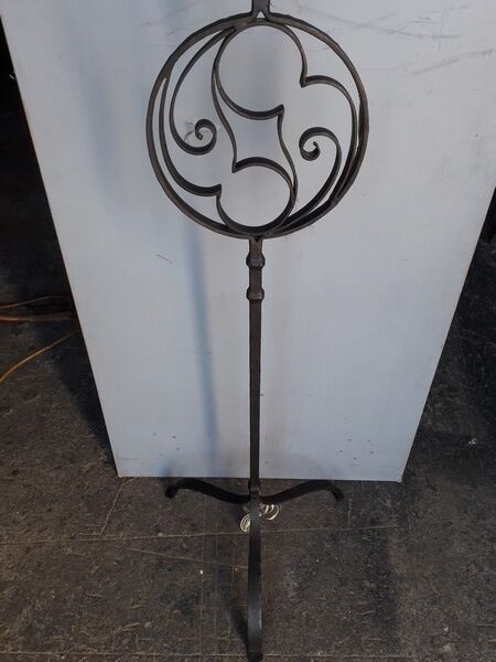 Lamppost wrought iron ep 1930/40 art deco