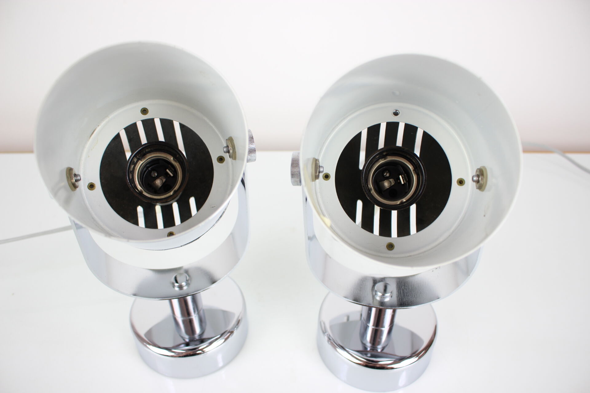 Pair of mid-century wall lamps Stanislav Indra, 1970's