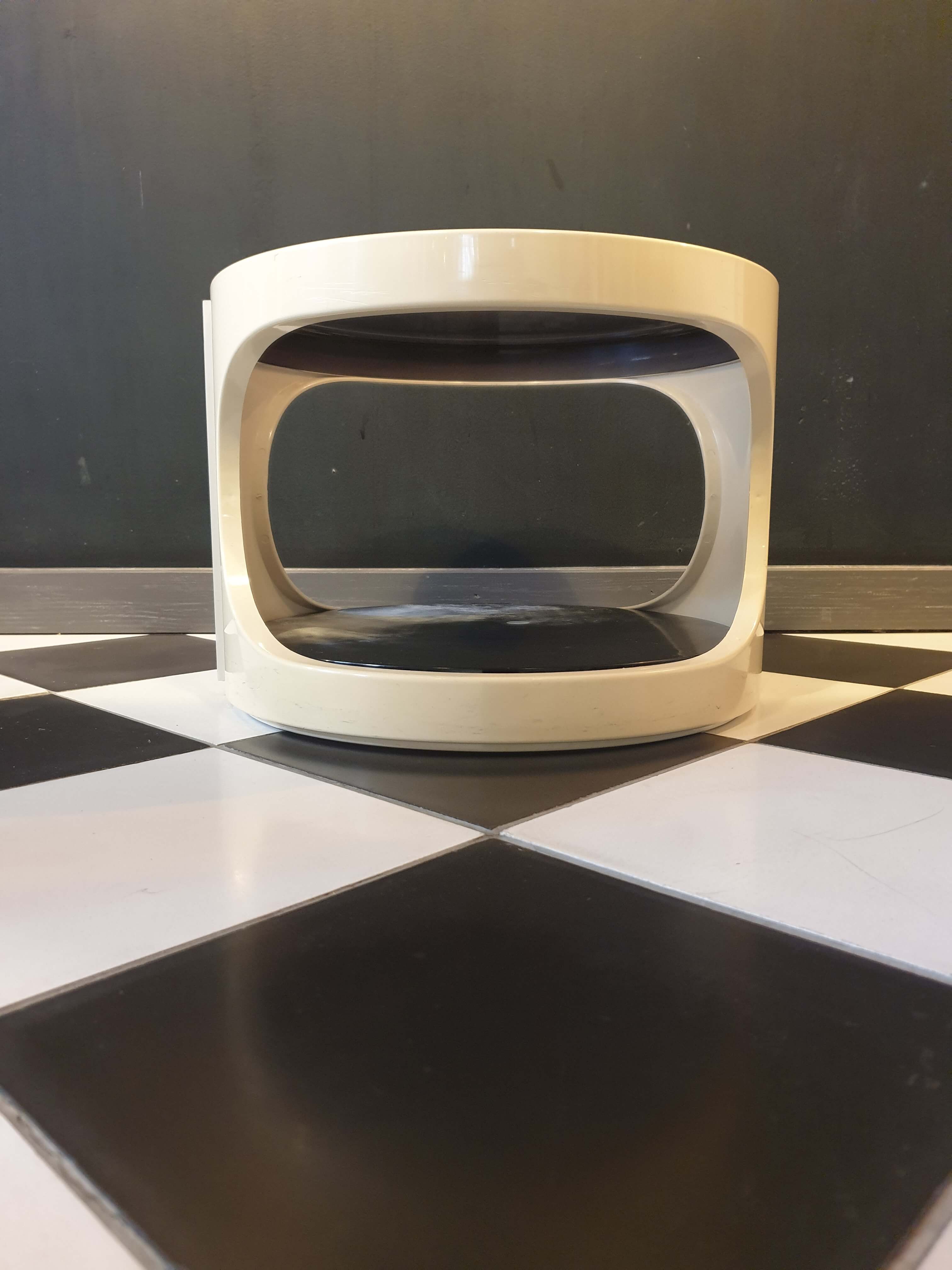 Seventies round coffee table