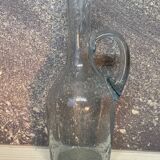 Small bubble glass jug