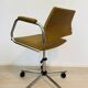 Vintage Mustard Office Arm Chair on Chrome Base from Kovona Model K-380