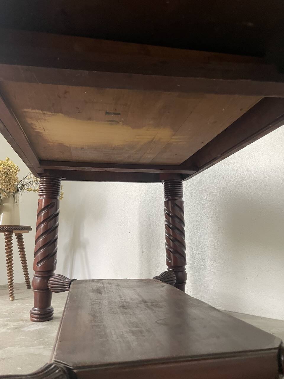 Bureau console acajou 1900