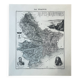 Map of the Alpes-Maritimes - Massena and Cassini, 27x31cm