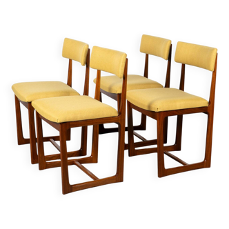 Set of 4 Mid Century Dining Chairs by A. Younger