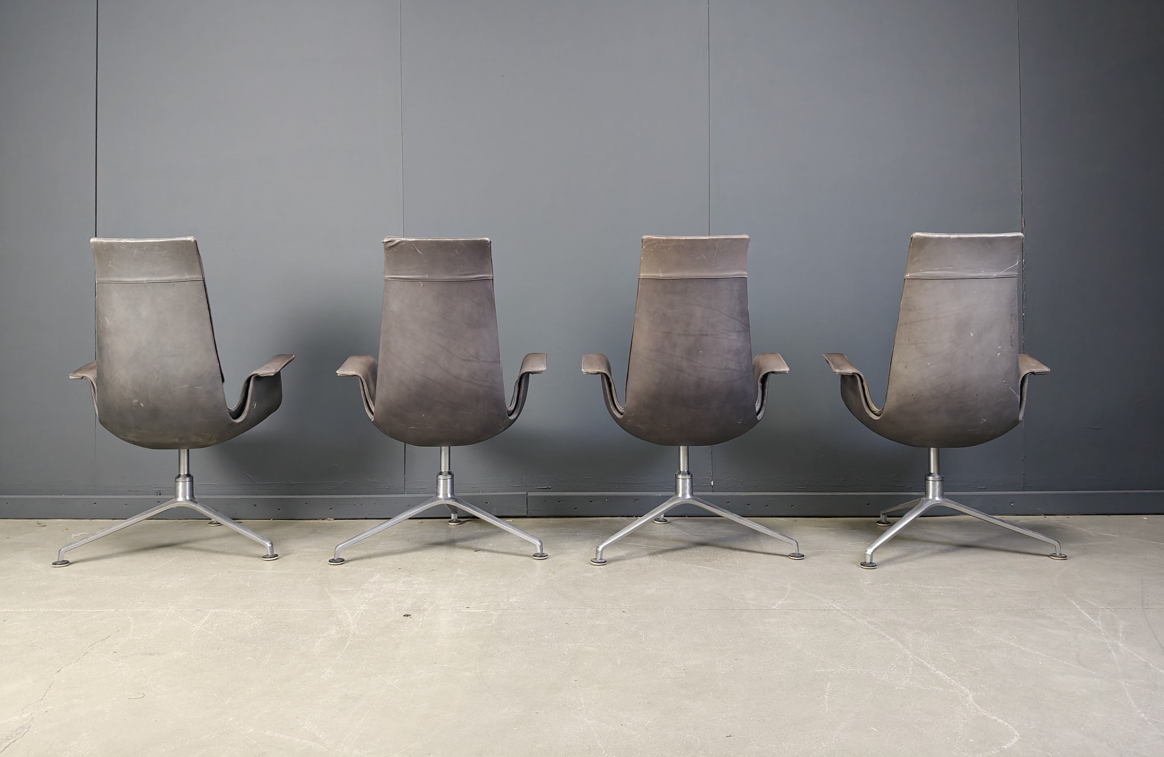 Fk 6725 chairs by Preben Fabricius & Jørgen Kastholm for Walter Knoll