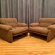 Pair of Coronado armchairs, designed by Tobia Scarpa, C&B Italia, 1960s