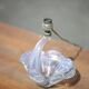vintage crystal lamp, opalescent lamp base, bedside lamp, crystal table lamp, decoration
