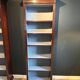Set of 2 open bookcases