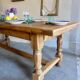 Table de ferme ancienne en bois massif