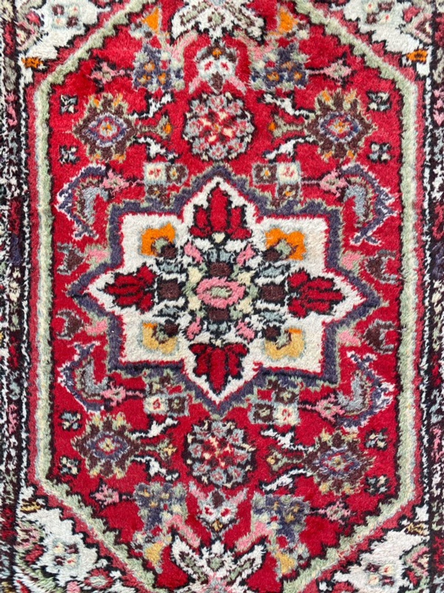 Old Persian carpet of Hamadan 75x119 cm