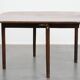 Charming antique English drop-leaf dining table made of oak from the late 19th century