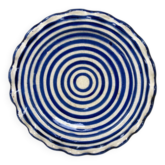 Assiette décorative artisanale