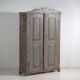 Rustic painted wardrobe in wood, Central Europe, circa 1900–1920