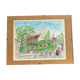 Aquarelle Montmartre vintage
