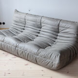 Sofa 3 places leather designed by Michel Ducaroy 1973