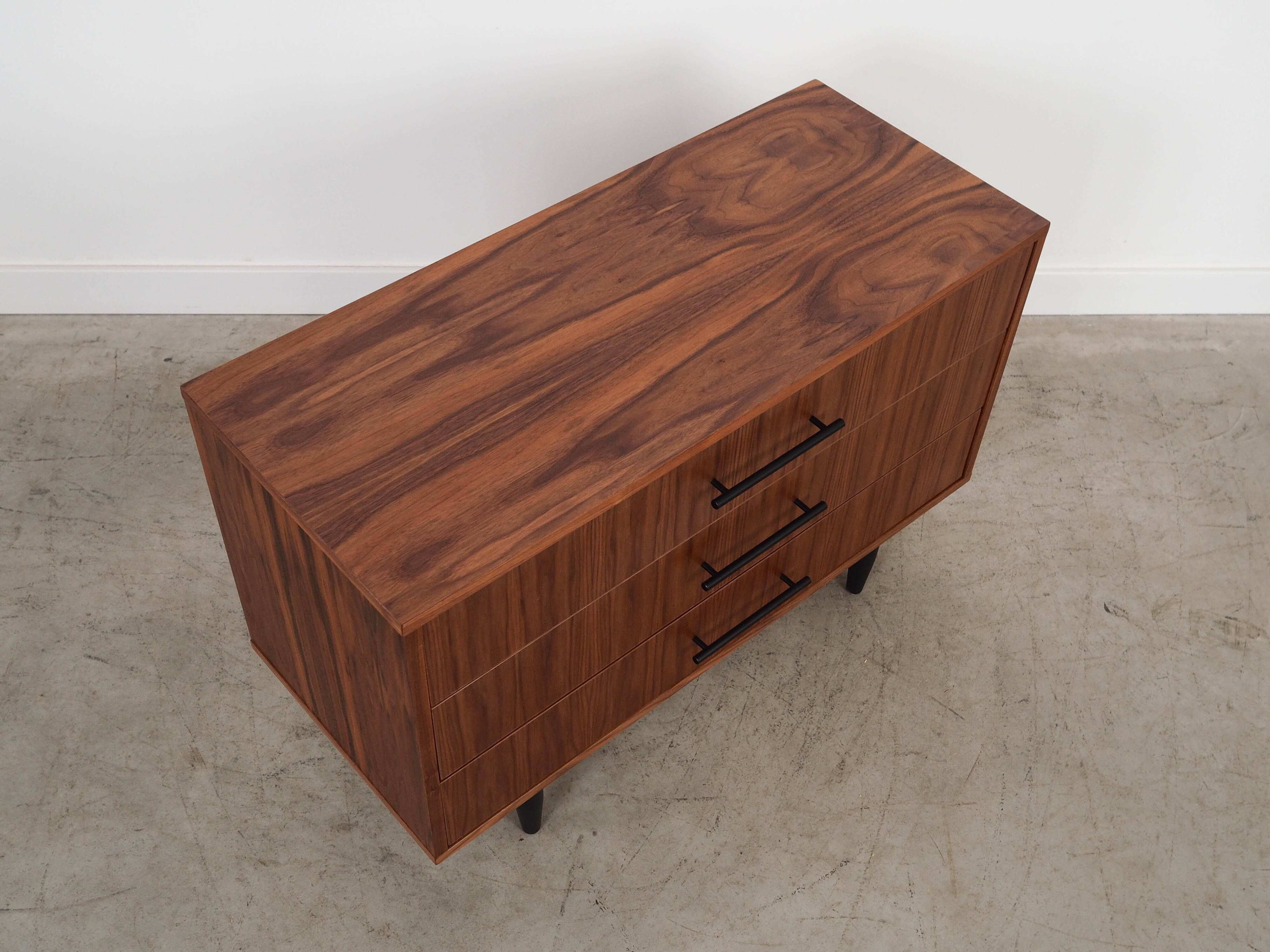 Walnut chest of drawers, Scandinavian design