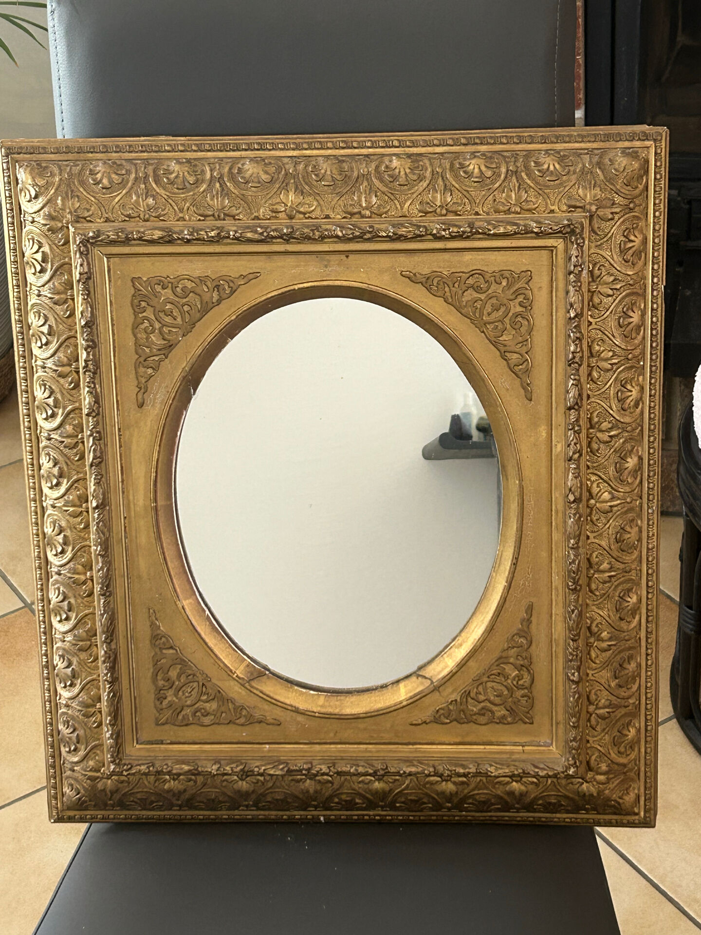 Pair of antique mirrors - 19th century