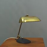 Lampe de piano vintage, laiton, années 1960, JBS