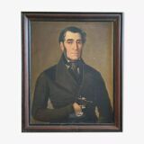 Portrait oil on canvas 19th century