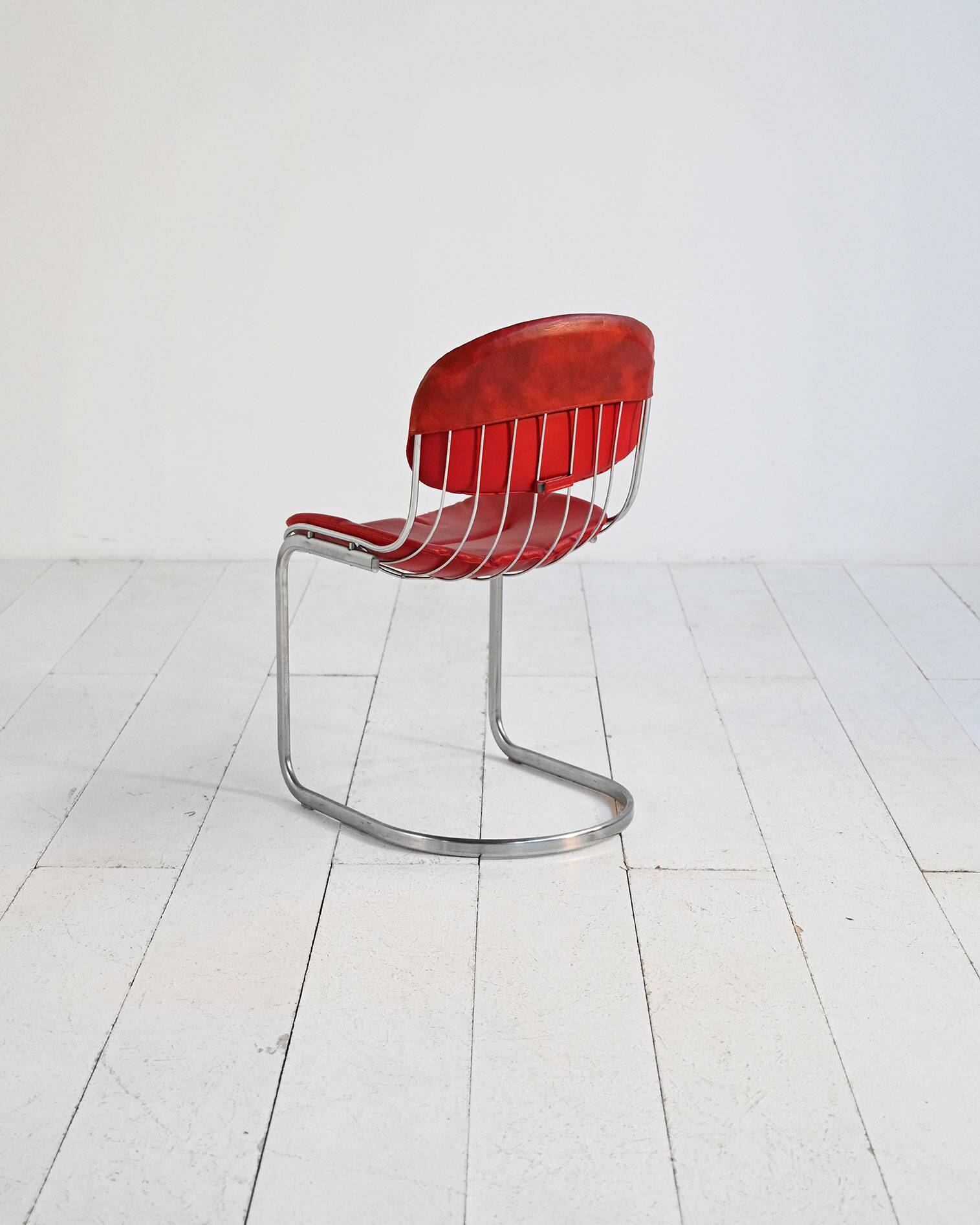 Cantilever chairs in Rinaldi style Italy 1970s
