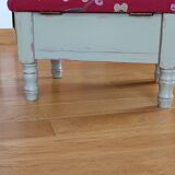 Footrest with storage.